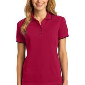 Ladies Rapid Dry&#153; Tipped Polo